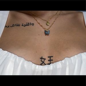 Sweet Butterfly Necklace Acrylic Women’s Jewlery